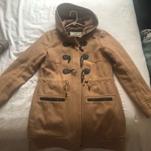 Abercrombie & Fitch brown wool coat